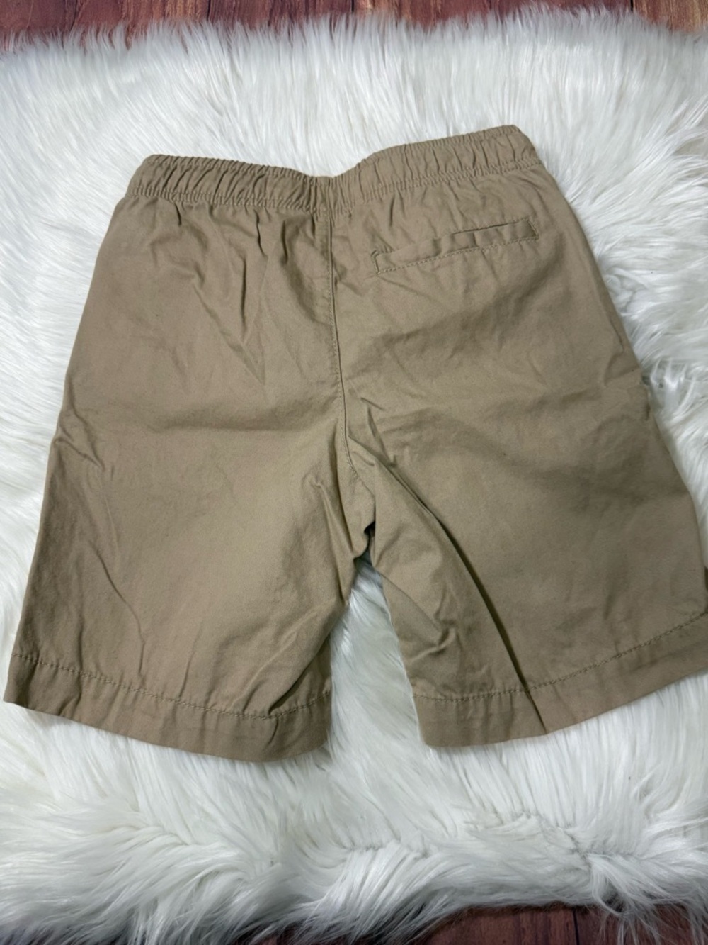 Old Navy Khaki Relaxed Fit Pull On Cotton Shorts -Boys- Size 8 (M) - Picture 12 of 14
